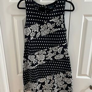 Maeve Black and White Sleeveless Sundress